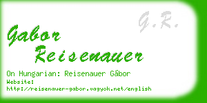 gabor reisenauer business card